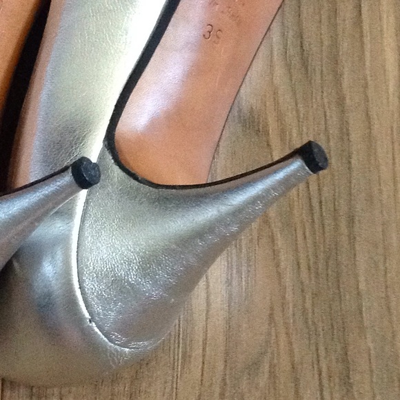 Silver leather Italian classic hills 8,5 - Picture 5 of 6